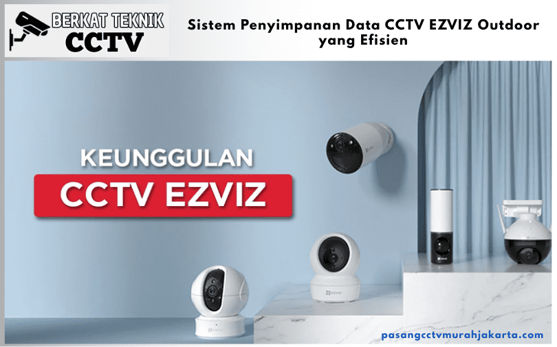 Sistem Penyimpanan Data CCTV EZVIZ Outdoor yang Efisien