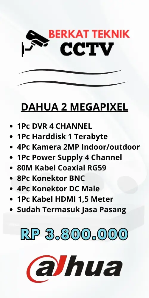 pasang cctv dahua